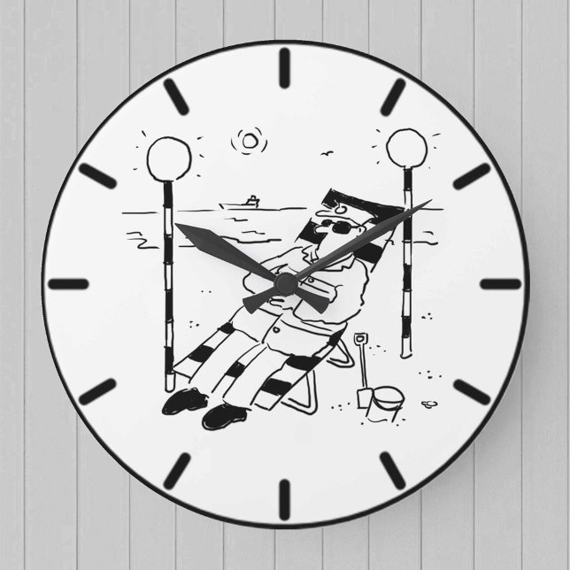 Grande Horloge Ronde Lollipop Man (Créateur téléchargé)