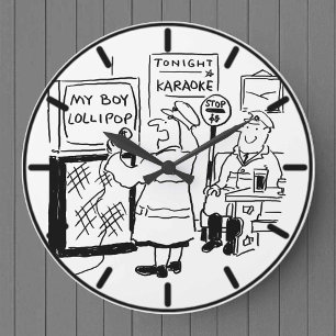 Grande Horloge Ronde Lollipop Man & Lollipop Lady Karaoke