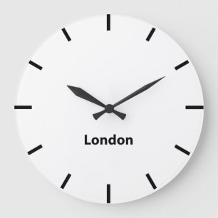 Grande Horloge Ronde London City Time Zone Newsroom Wall
