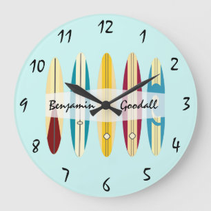 Grande Horloge Ronde Longboards Vintages