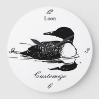 Loon Swimming Bird Art Thunder_Cove