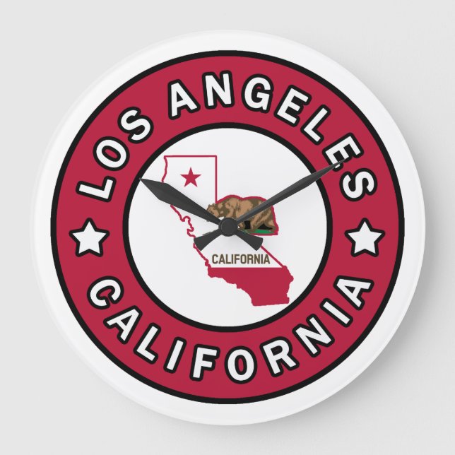 Grande Horloge Ronde Los Angeles Californie (Recto)