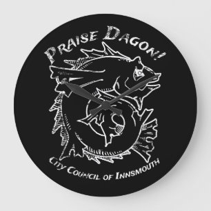Grande Horloge Ronde Louange Dagon Innsmouth Lovecraft Poisson Horreur