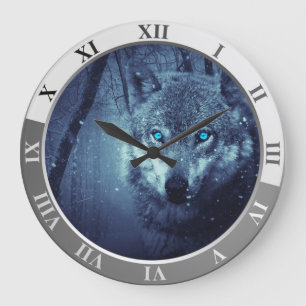 Grande Horloge Ronde Loup