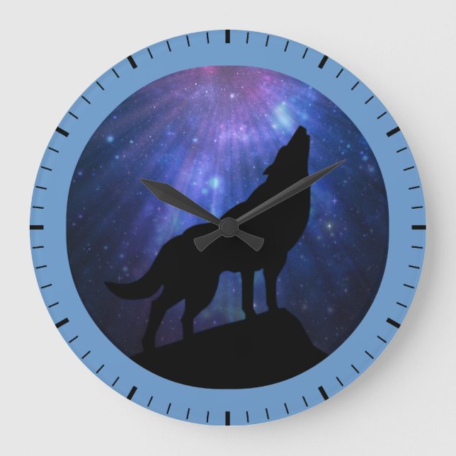 Grande Horloge Ronde Loup céleste (Recto)