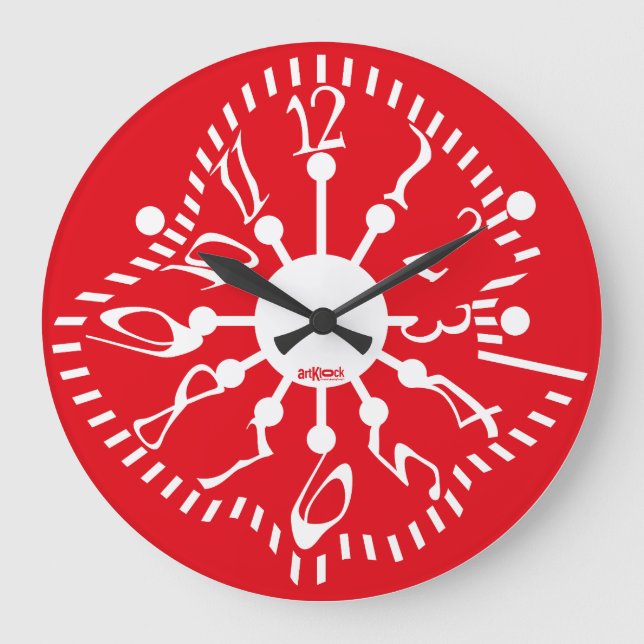 GRANDE HORLOGE RONDE LOVE ART KLOCK DEFORMED DAKILIANO BY MASANSER (Recto)