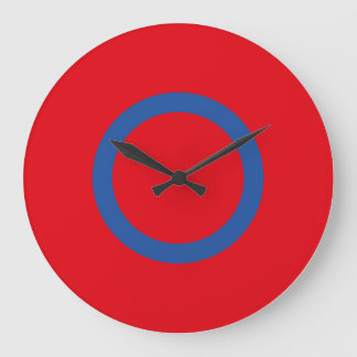 Grande Horloge Ronde LOVE RED BLUE SPECIAL USA/EEUU by Masanser