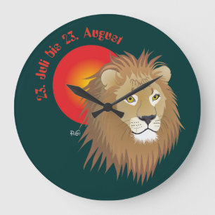 Grande Horloge Ronde Löwe 23. Juli bis 22. August Uhr