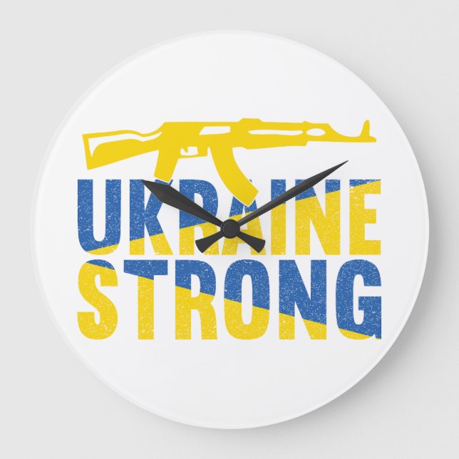 Grande Horloge Ronde L'Ukraine : un soutien fort pour l'Ukraine (Recto)