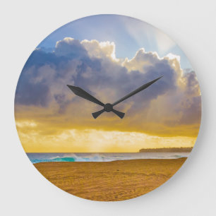 Grande Horloge Ronde Lumahai Beach, Kauai, Hawaii
