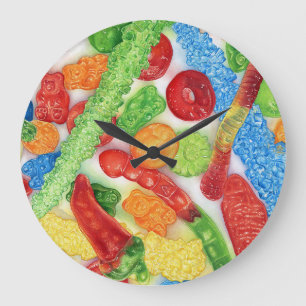 Grande Horloge Ronde Lumineuses