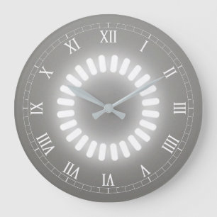 Grande Horloge Ronde Luminosité blanche
