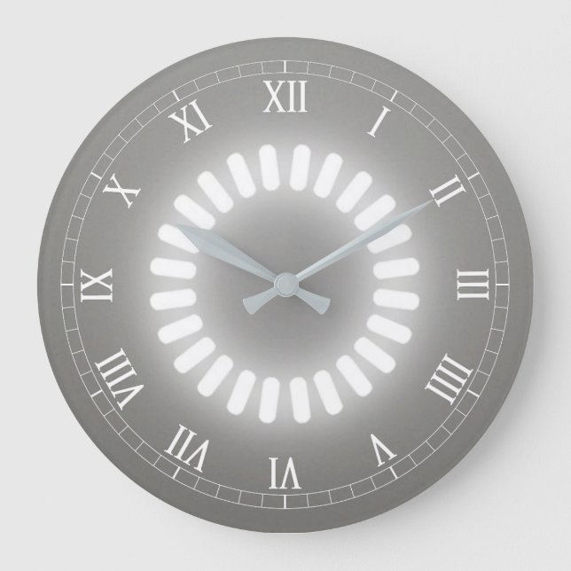 Grande Horloge Ronde Luminosité blanche (Recto)