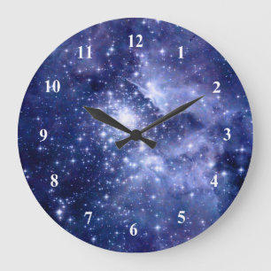 Grande Horloge Ronde L'Univers de Cobalt Dreams