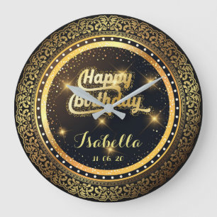Grande Horloge Ronde Luxury birthday Wall Clock With light effects