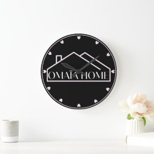 Grande Horloge Ronde Luxury OMAÏA HOME Signature Wall Clock