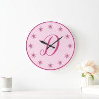 Lys rose Fleurs de printemps Floral Initial