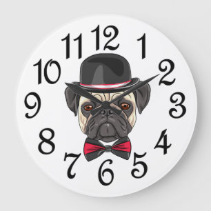 Grande Horloge Ronde M. Pug