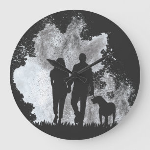 Grande Horloge Ronde ma femme est ma valentine 2021