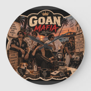 Grande Horloge Ronde Ma Mafia Goan – T-Shirt Fierté de Goa