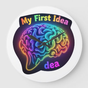 Grande Horloge Ronde Ma première idée - Conception créative et inspiran