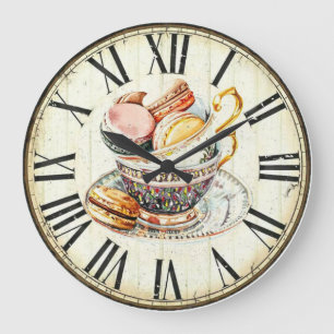 Grande Horloge Ronde Macaron