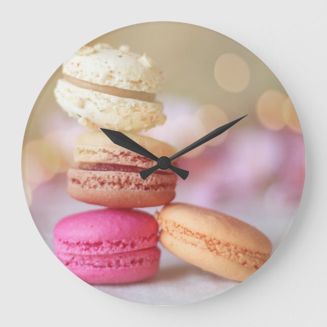 Grande Horloge Ronde Macarons à l'horloge (Recto)