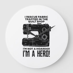 Grande Horloge Ronde Machine à coudre