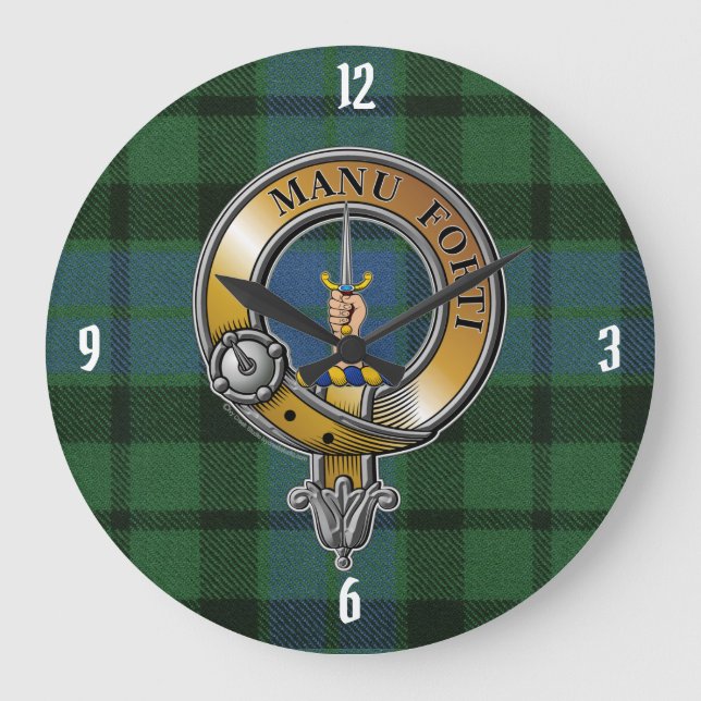 Grande Horloge Ronde MacKay Tartan & Badge (Recto)