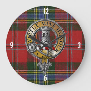 Grande Horloge Ronde MacLean Tartan & Badge