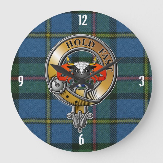 Grande Horloge Ronde MacLeod Tartan & Badge (Recto)