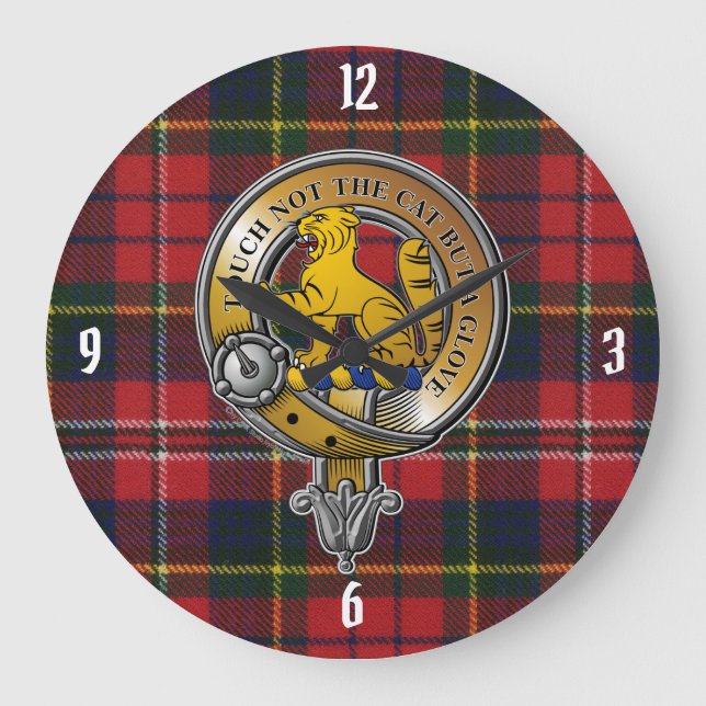 Grande Horloge Ronde MacPherson Tartan & Badge (Recto)