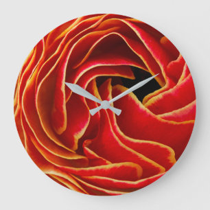Grande Horloge Ronde Macro Fleur Champs de fleurs Carlsbad, CA