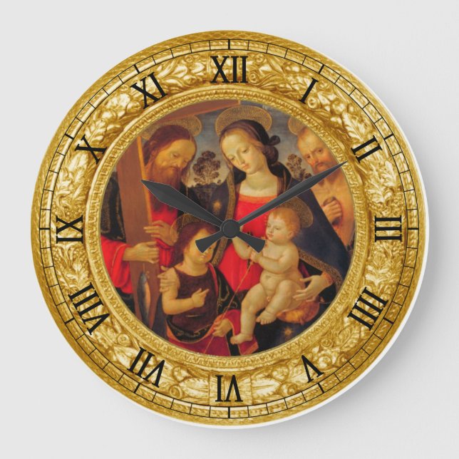 Grande Horloge Ronde Madonna et l'enfant (Recto)