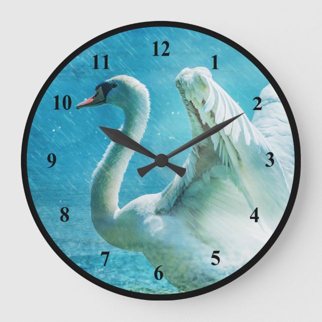 Grande Horloge Ronde Magical Swan (Recto)