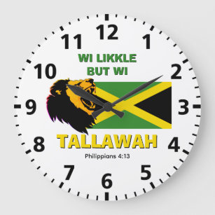 Grande Horloge Ronde MAIS TALLAWAH Jamaïcain