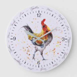 Grande Horloge Ronde Maison et amour
