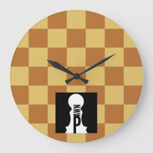 GRANDE HORLOGE RONDE MAÎTRE CHESS ORIGINAL BY MASANSER