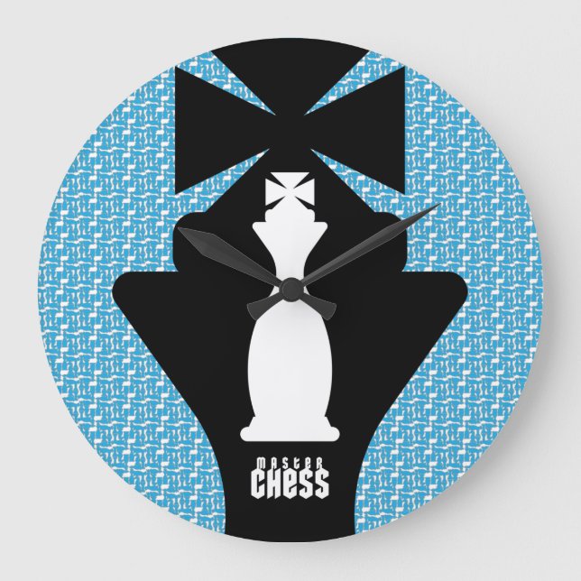GRANDE HORLOGE RONDE MAÎTRE CHESS ORIGINAL BY MASANSER (Recto)