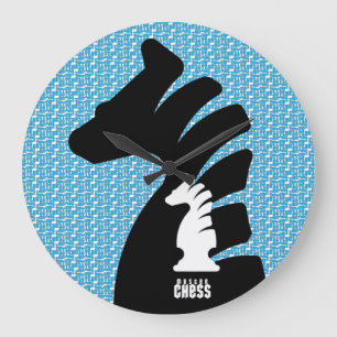GRANDE HORLOGE RONDE MAÎTRE CHESS ORIGINAL BY MASANSER