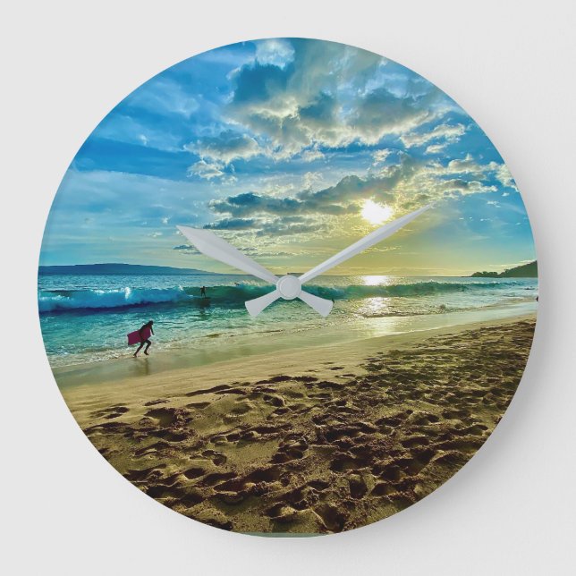 Grande Horloge Ronde Makena Dreaming - Big Beach Maui Sunset (Recto)
