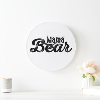 Grande Horloge Ronde Mama Bear