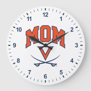 Grande Horloge Ronde Maman des Virginia Cavaliers