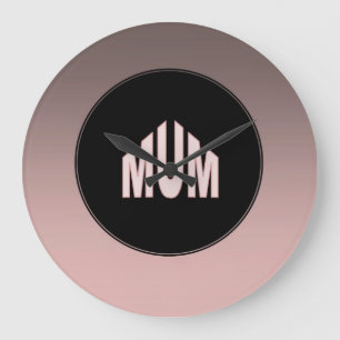 Grande Horloge Ronde Maman deux tons