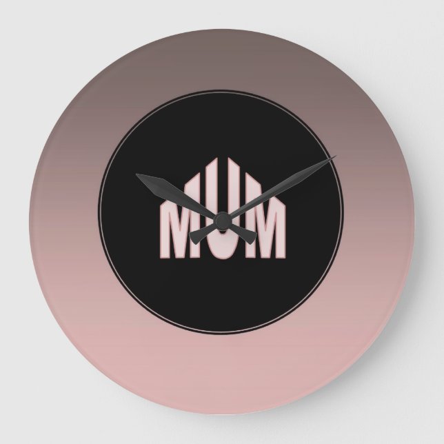 Grande Horloge Ronde Maman deux tons (Recto)