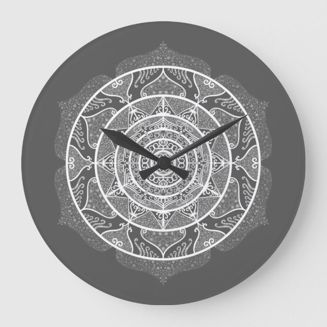 Grande Horloge Ronde Manatee Mandala (Recto)