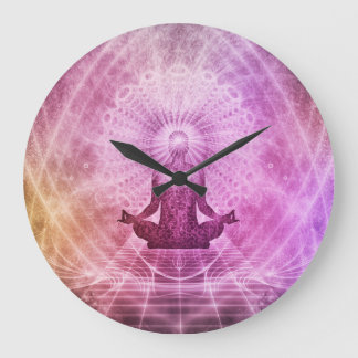 Grande Horloge Ronde Mandala Clock