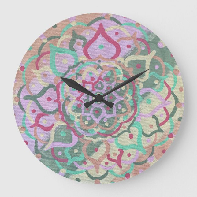 Grande Horloge Ronde Mandala Clock (Recto)