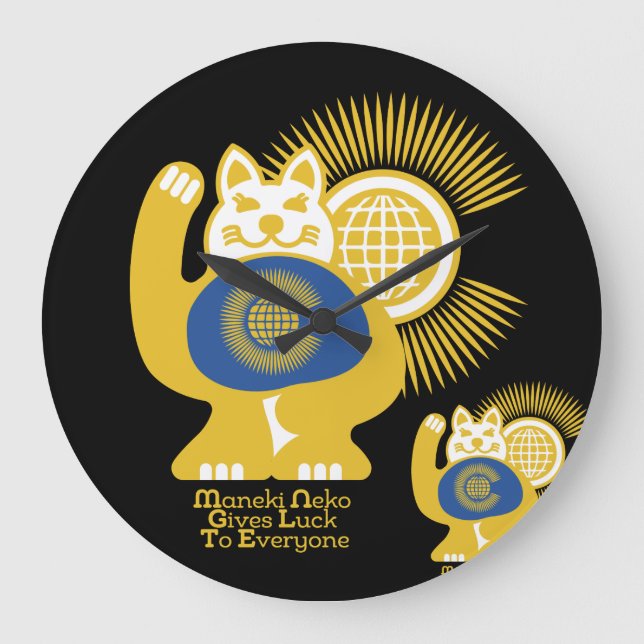 Grande Horloge Ronde MANEKI NEKO EL GATO de LA SUETE / Commonwealth (Recto)