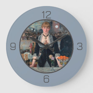 Grande Horloge Ronde Manet Bar de la Collection Folies-Bergère
